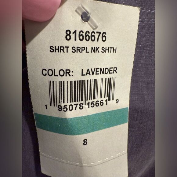 NWT Alex Evenings Lavender Satin Sheath Mini Dress - Picture 5 of 7